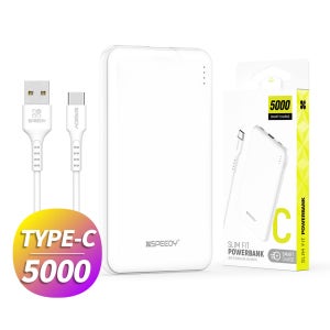 스피디 슬림 핏 보조배터리 5000mAh (C타입케이블)