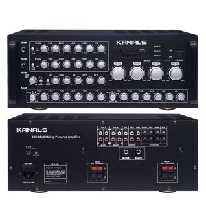 카날스 KQ-800W 4CH 파워 노래방앰프 공연용 교회용