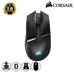 커세어 정품 DARKSTAR RGB 무선 게이밍마우스 /2.4GHZ / 블루투스