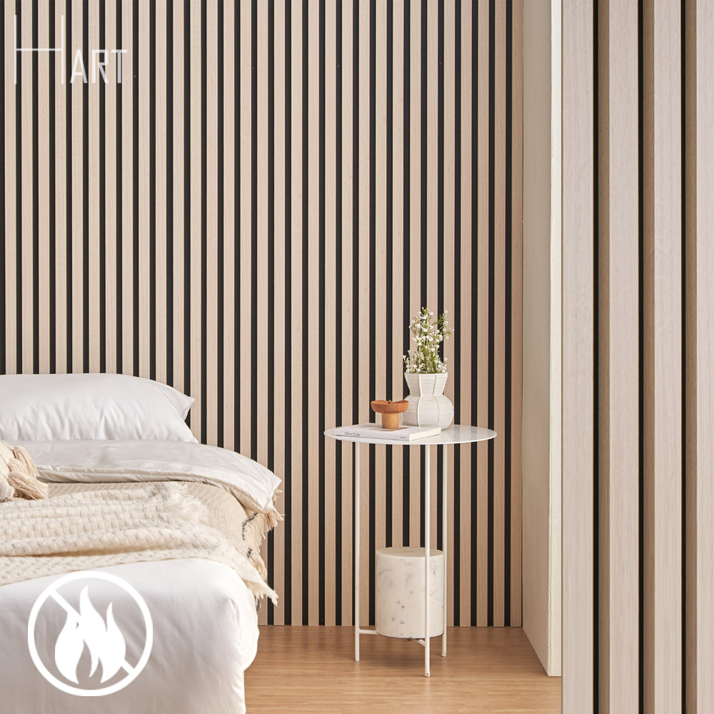 방염 템바보드 사각 블럭 패널 아트월 목재 셀프 인테리어 보드 워시 화이트