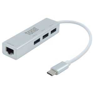 [IN-NETWORK] ionet C타입 USB3.0 3포트 허브 기가비트 랜카드 IO-CTOU3L1