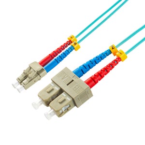 마하링크 광점퍼코드 OM3 10G LC SC 패치코드 ML-OM3LSxx 1m, 1개