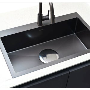 리젠스 GQ8503 블랙 사각싱크볼 씽크대 교체 1.0T 리폼 리모델링 850용 주방