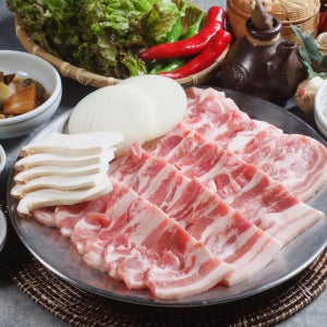 스페인 듀록 흑돼지 프리미엄 삼겹살 2kg (3cm컷팅/바베큐용)