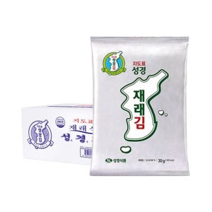 지도표 성경 재래김 전장김 600g x 20봉 [박스판매]