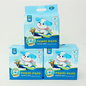 포우리 퀵드라이 고흡수 배변패드 큰패드 논슬립 두꺼운 대형, 20매입, 3개