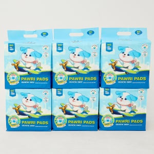 포우리 퀵드라이 고흡수 배변패드 큰패드 논슬립 두꺼운 대형, 20매입, 6개