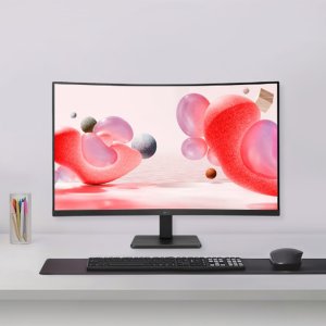 LG 커브드 광시야각 모니터 32MR50C 80cm VA패널 FHD 100Hz 5ms 눈이편한 문서작업용 사무용 업무용 가정용 커브드 PC 컴퓨터 모니터