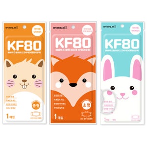 에버렉스 마스크 KF80 대형 중형 소형 낱개