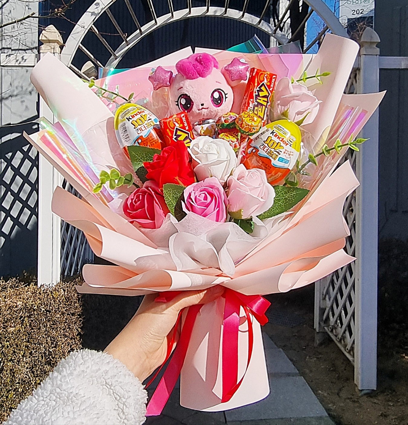 티니핑 하츄핑 꽃다발 킨더조이 어린이집 졸업 발표회 학예회 재롱잔치 슈팅스타