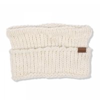 인필더디자인 워머,Wool Knit Head Band White