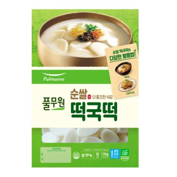 <b>풀무원</b> 간편식 식사 대용 영양간식 순쌀 떡국떡 1.5kg