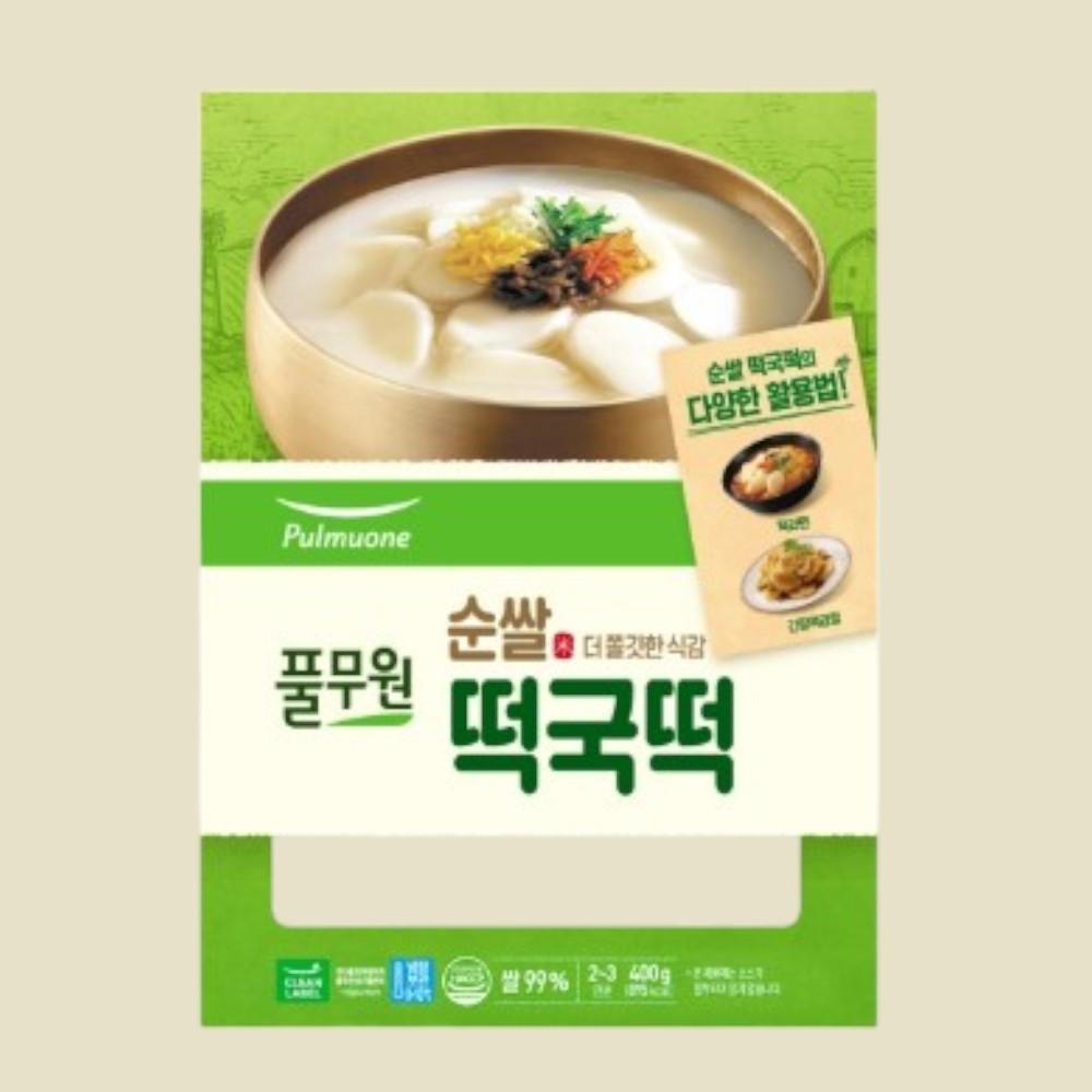 <b>풀무원</b> 간편식 식사 대용 영양간식 순쌀 떡국떡 400g