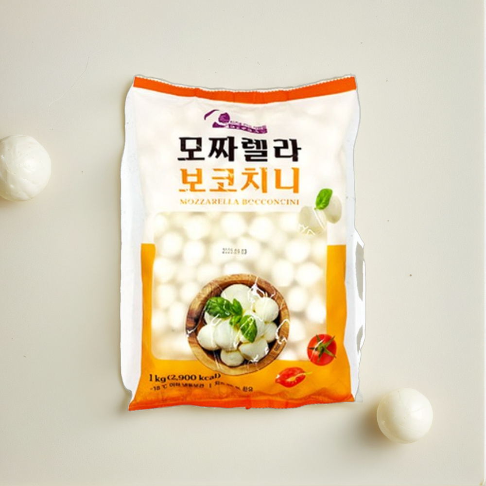 샐러드용치즈 브라타 카프리제 코티지 생모짜렐라 보코치니 부라타 리코타 와인안주 1킬로
