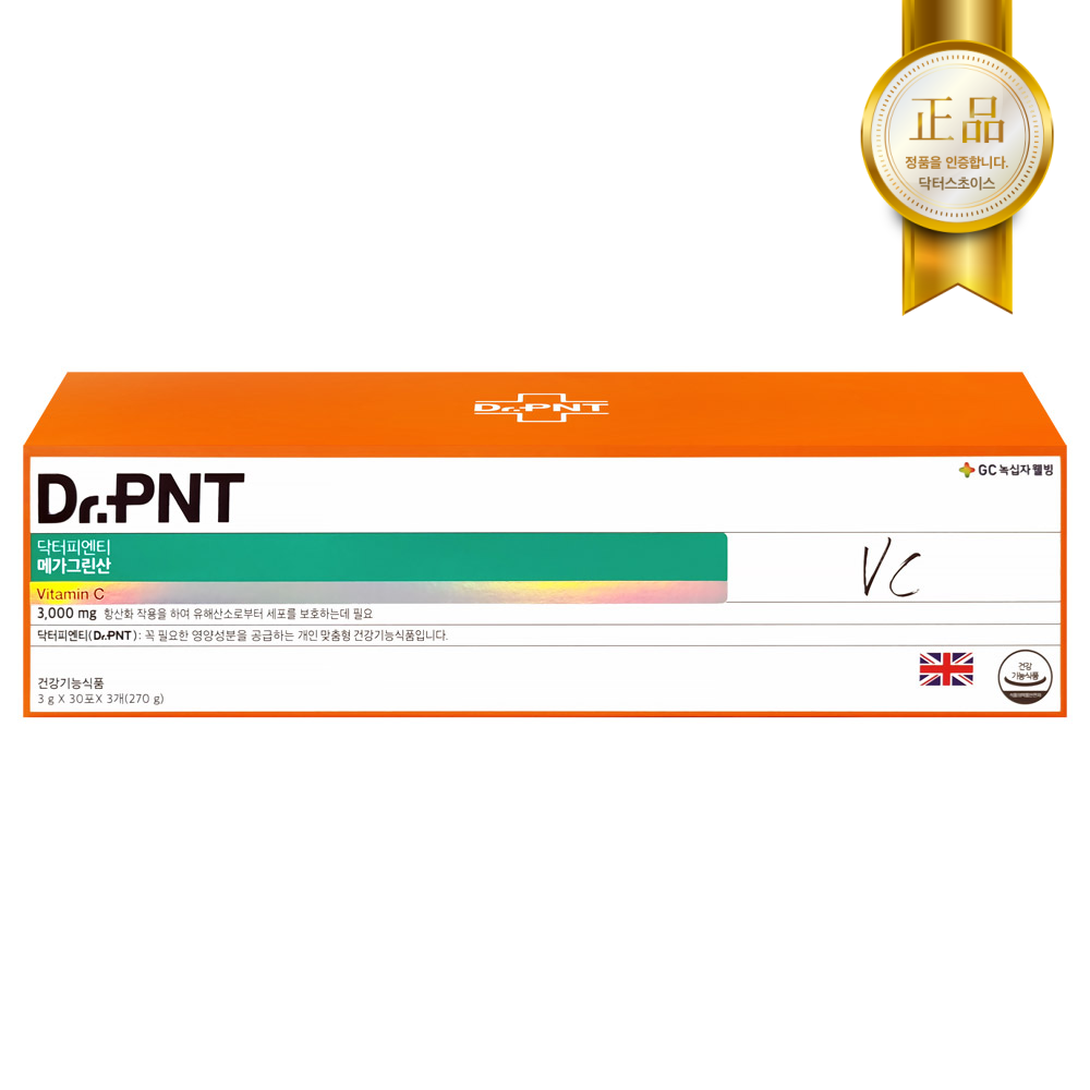 닥터피엔티 메가그린산 비타민C 90포, 1개