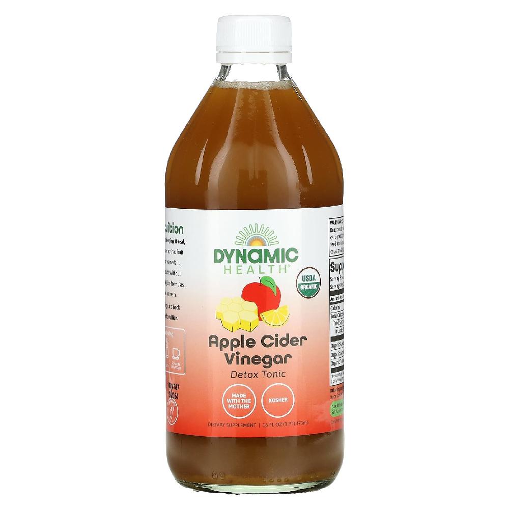 다이나믹헬스 사과사이다식초 <b>애사비 디톡스</b>토닉 Apple Cider Vinegar 473ml