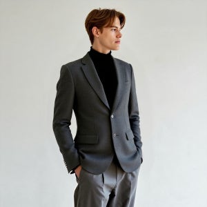 모두스비벤디 남성 구스다운 울자켓 블레이저