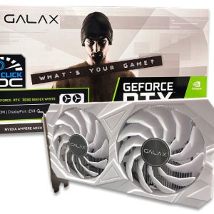 갤럭시 GALAX 지포스 RTX 3050 EX WHITE D6 6GB DVI