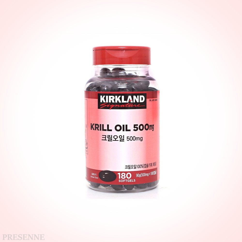 커클랜드 <b>시그니처</b> 크릴오일 500mg 180정 부모님 직장인 선물 <b>혈당</b>관리
