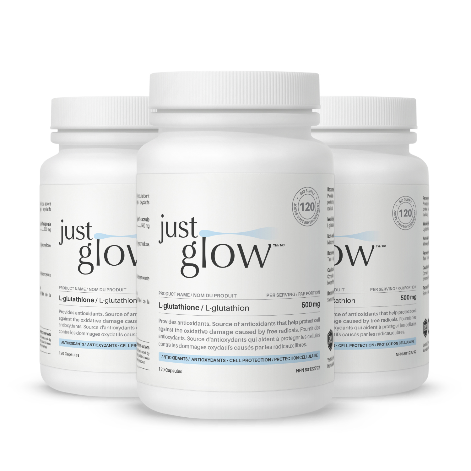 저스트글로우 환원형 퓨어 L글루타치온 500mg 효능 효과 <b>글루타티온</b> 120정, 3개