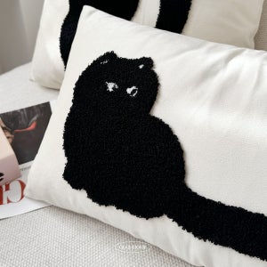 쇼파쿠션 사각 모던 자수 거실 북유럽 패브릭 소파쿠션 45x45 30x50