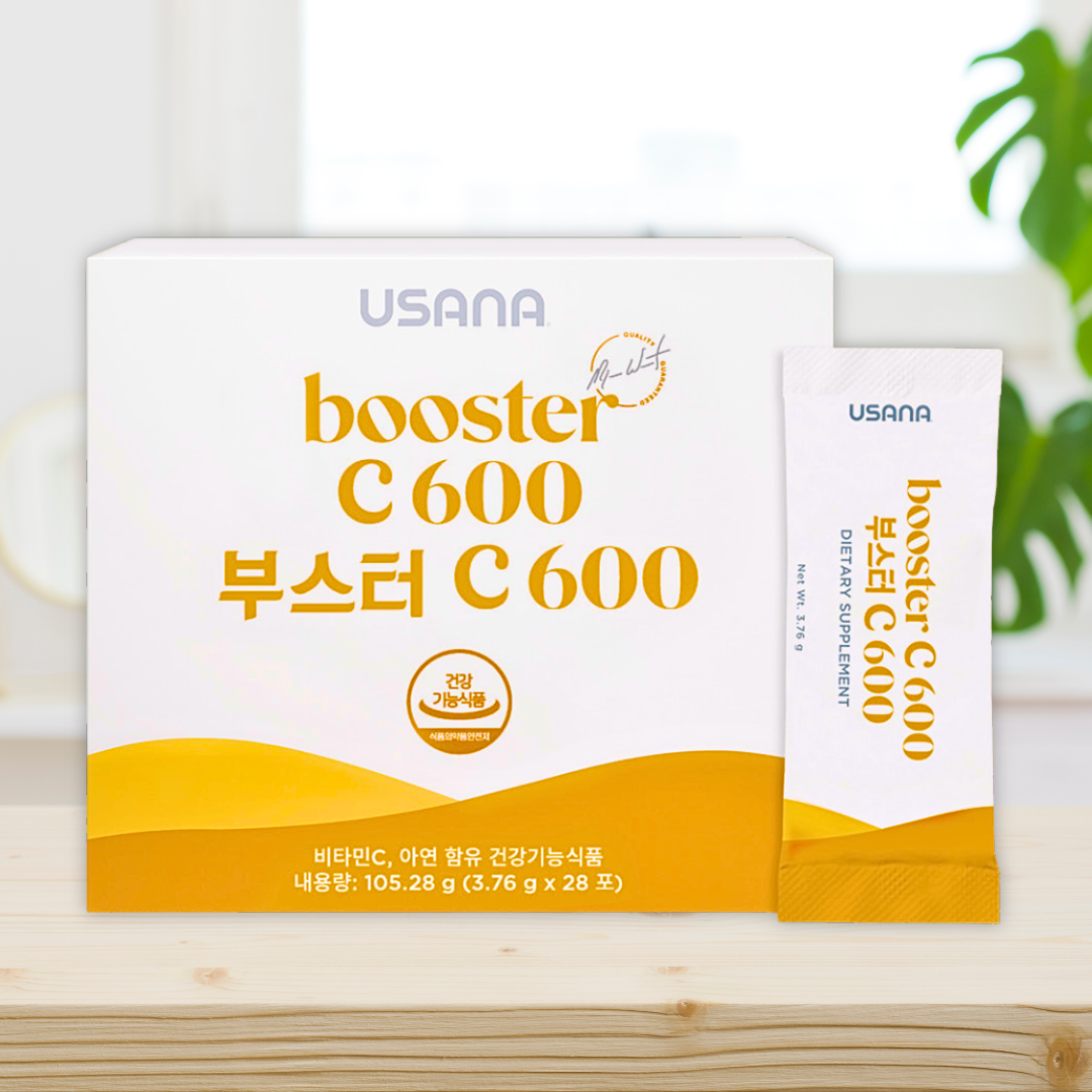 <b>유사나</b> 부스터 C600 <b>비타민C</b> 아연 항산화 면역 건강