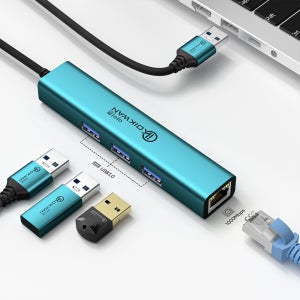 USB3.0 TO RJ45/LAN(USB3.0+3포트) 멀티허브 - 노트북 컴퓨터PC 태블릿 용 랜허브 컨버터