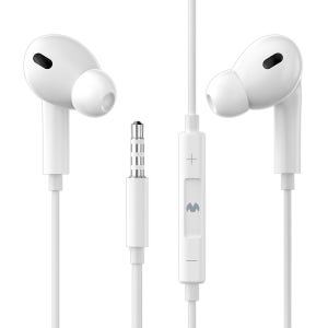 커널형 3.5mm 유선 이어폰 마이크 삼성 애플 게이밍 호환 줄이어폰 노트북 컴퓨터 정품