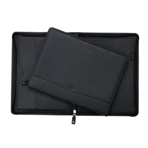 마뜨 A4 서류 가죽 바인더 태블릿 지퍼 홀더 블랙 D79211