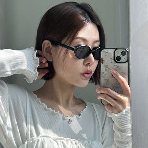 프로젝트프로덕트 CLCC4 블랙 브라운 명품 긱시크 오벌형 뿔테 여성 여자 선글라스