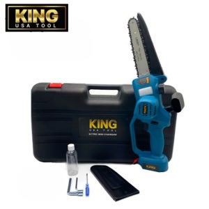 킹 충전 체인톱 18V 미니 한손 경량 마끼다 타입 절단 절삭 목공 벌목 호환 베어툴