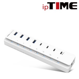 아이피타임, UH1008C-QC 8포트 USB 허브