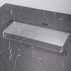 키보드방진 커버 아크릴 투명 먼지 커버 유선 무선 34x15.6x5cm
