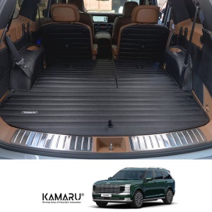 디올뉴 팰리세이드 25년형 풀체인지 트렁크매트 풀커버 카마루 럭스 7인승 3열 자동폴딩