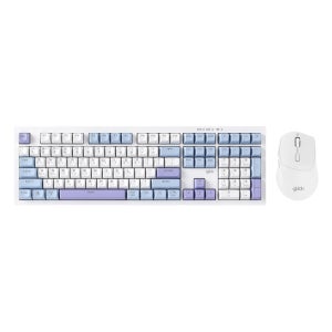 지클릭커 오피스프로 WMK50 사일런스 M 무소음 무선 블루투스 108 키보드 마우스 세트 Sky city RC1