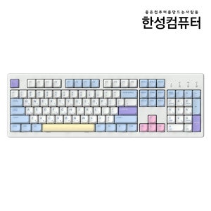 TFG Cloud CF 3모드 듀얼 가스켓 저소음 사무용 기계식키보드 코튼캔디, 핑크솔트 토독 40g_넌클릭