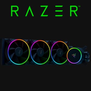 레이저 한보 크로마 RGB 수냉쿨러 AIO 360mm aRGB 펌프캡 RAZER