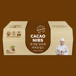 아침식사대용 견과류바 에너지바 당뇨 간식 저당 넛츠바 카카오닙스바 30g, 30개입, 1개