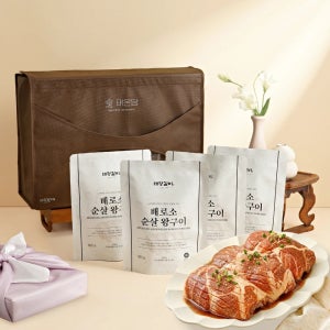 태광갈비 선물용 배로소 순살 왕구이 선물세트 800g, 4개