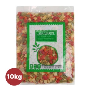 굽맨 로스트 3종 야채 야채볶음밥 야채믹스 야채죽 냉동야채 10kg (1kg x 10봉)