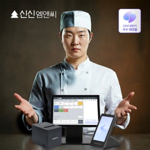 토스 포스 미니 애플페이 키오스크 POS 카드 단말기 세트 흑태블릿 흑프론트 흑프린터