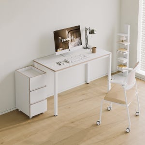 소프시스 E0등급 알파 1200x600 책상 세트 (책상+서랍+북선반)