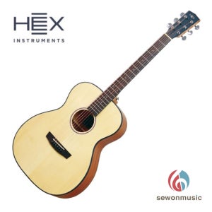 헥스 F200 탑솔리드 OM바디 입문용 통기타