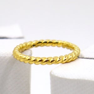 24k 순금 꽈배기반지 여자 순금반지 금시세 1.875g 3.75g 5.625g 7.5g