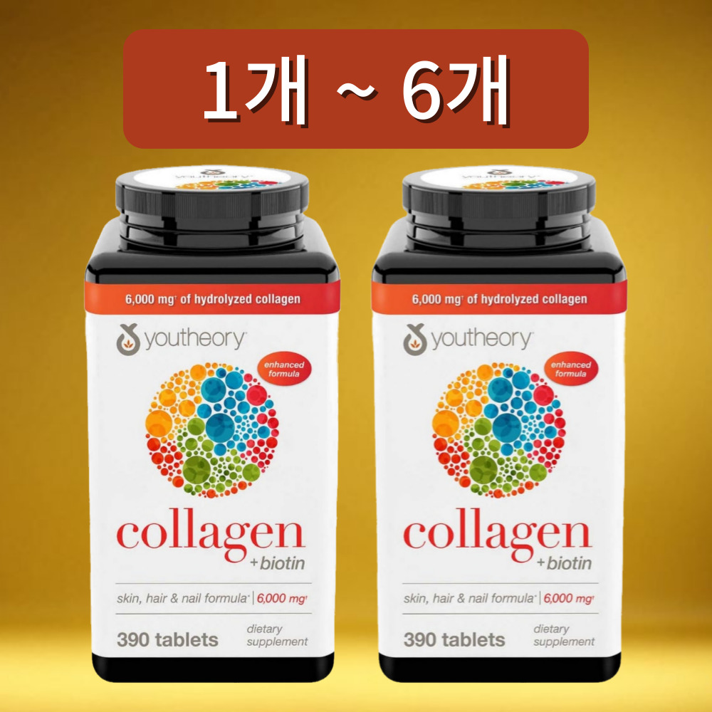 <b>유씨어리 콜라겐</b> 비오틴 6000mg 390정, 2개