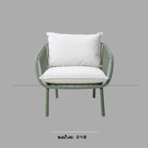 몰디브 1인 소파 패브릭 라운지체어 생활방수 인테리어용 소파홀릭