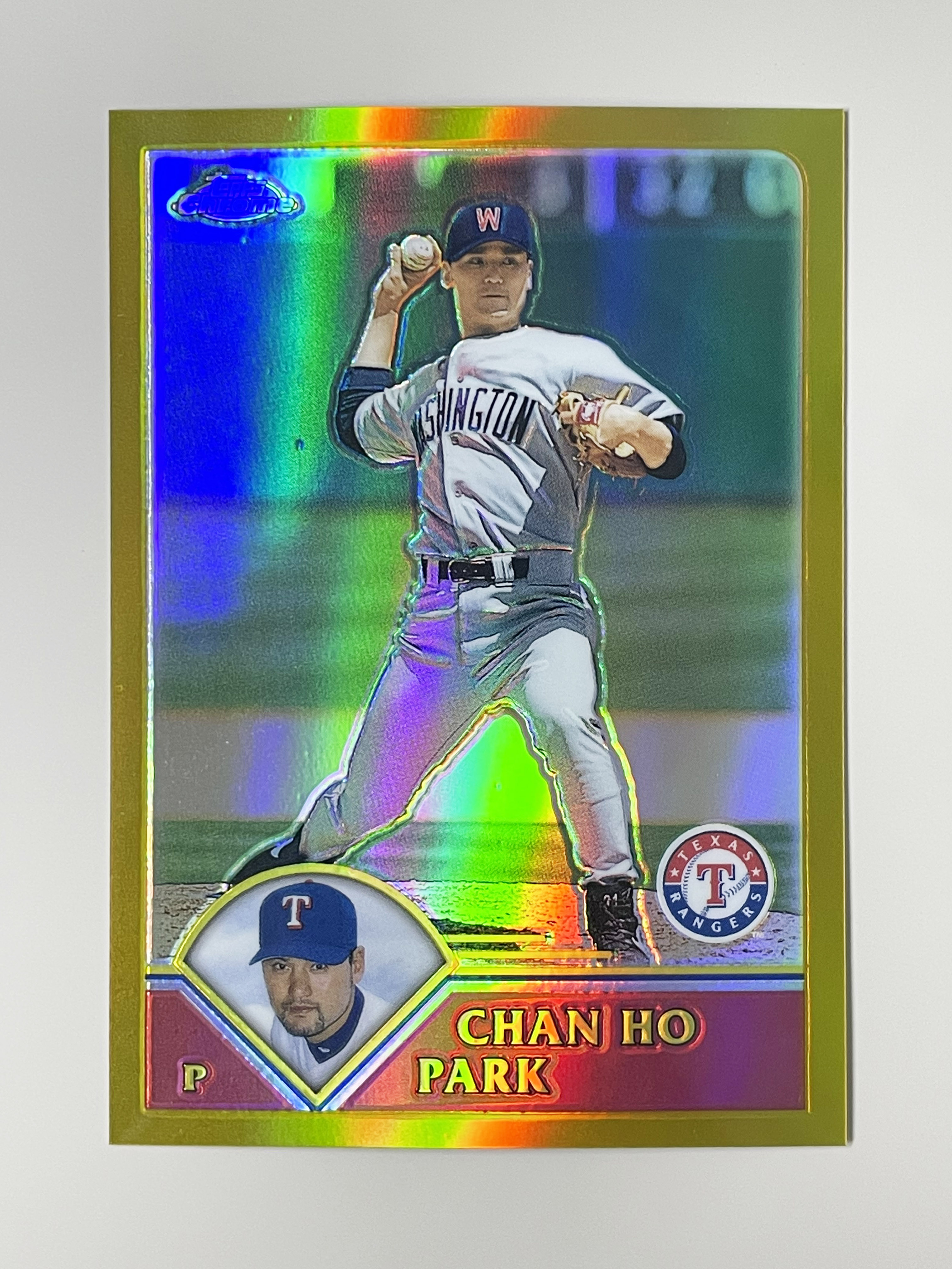 03 Topps Chrome #197 Gold Refractor /449 박찬호