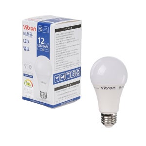 비츠온 LED 벌브 램프 전구 교체 12W, 주광색