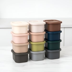 디아르 국내산 플래티넘 실리콘 냉동밥 보관 용기 밀폐 소분 용기 200ml