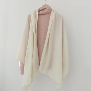 캐시미어 100 니트 와이드 숄 머플러 겨울 목도리 180x60